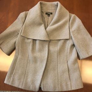 Gray Anne Taylor button down blazer